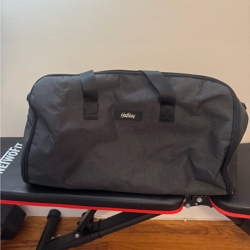 Halfday Black Garment Duffel Bag 40L Travel Essential